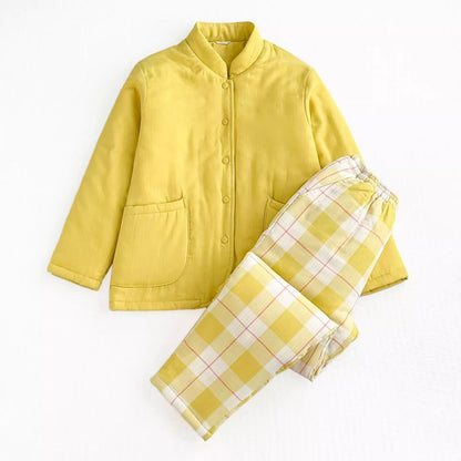 Padded cotton house suit, Japanese style