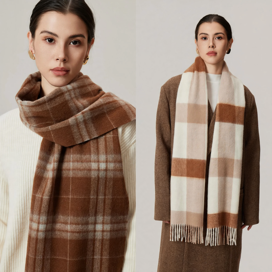 Wool scarf, 100% wool, 30x180 cm