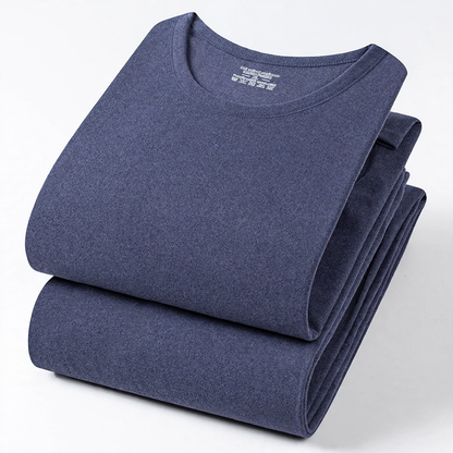 Men's Thermal Underwear Set, Lined, Round Neck