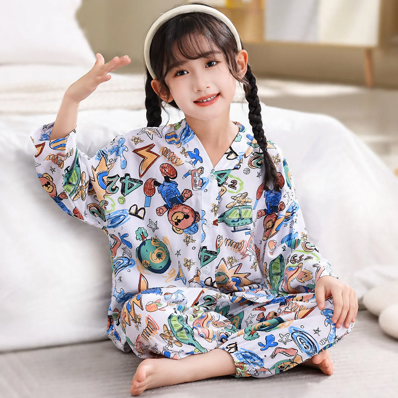 Lightweight children's pajamas for summer