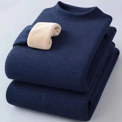 Men's Thermal Set, lined, Stand-up collar