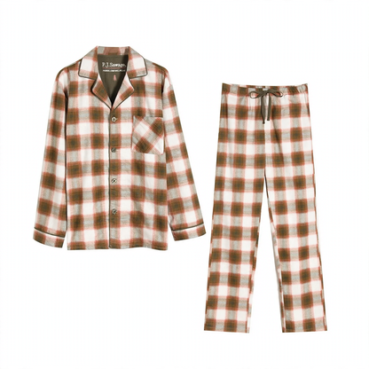 Men's house suit, lined, double-sided napped