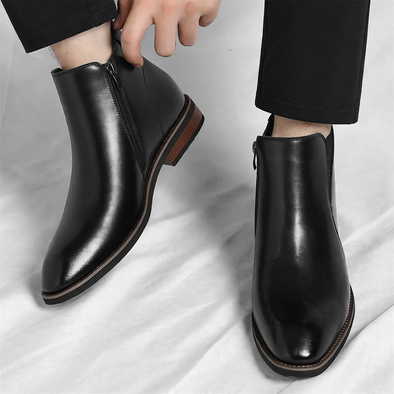 Elegant Chelsea boots for men, British style
