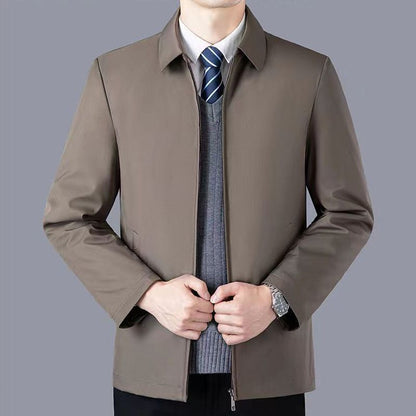 Men's Business Jacket, padded, lapel collar
