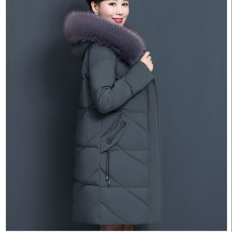 Padded ladies' winter jacket in plus size