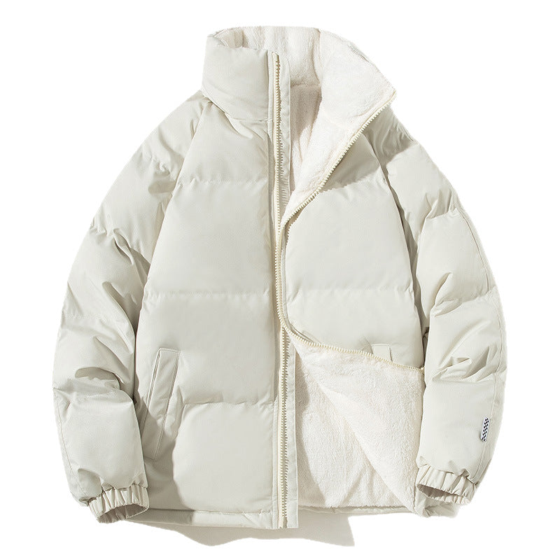 Men's winter jacket, short, padded and warm