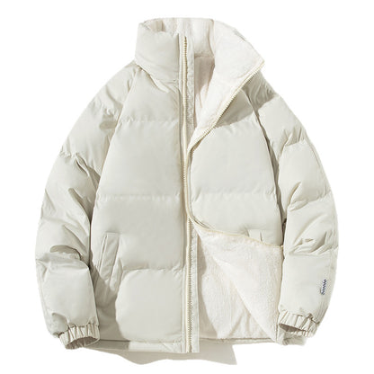 Men's winter jacket, short, padded and warm