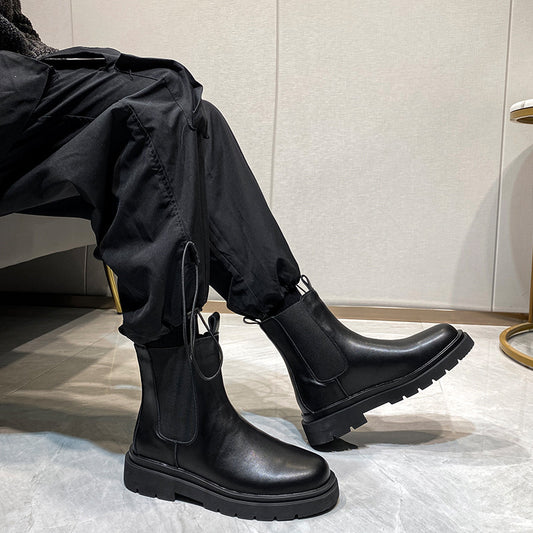 Men's Ankle Boots 6032, lined, Chelsea style