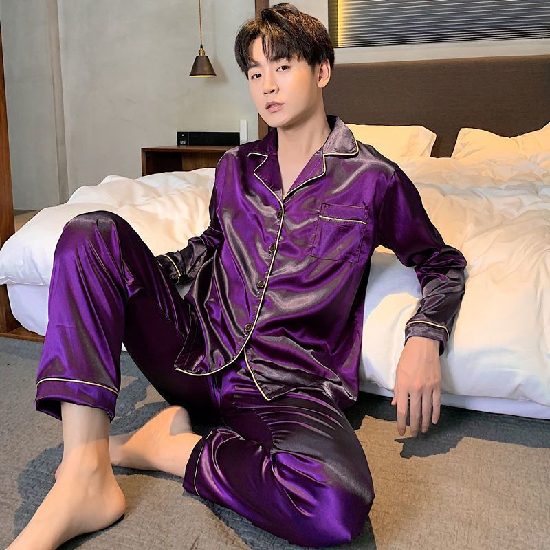 Pair-Pajama-Set, Eisseide, long-sleeved, plus sizes