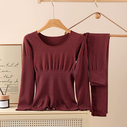 Women's Thermal Underwear Set, Shaping, Round Neck