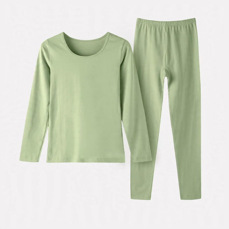 Women's Thermal Underwear Set Made of Cotton