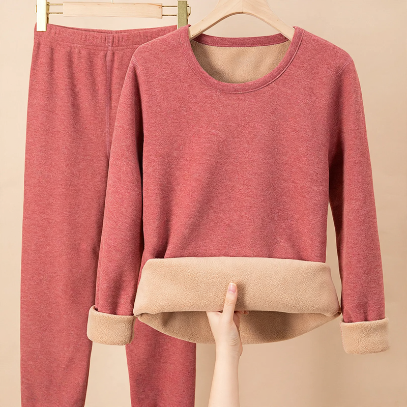 Padded thermal underwear set, unisex