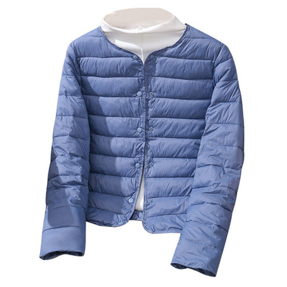 Lightweight, reversible women's quilted jacket