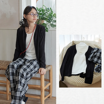 Women's pajamas, brushed on both sides, various cuts