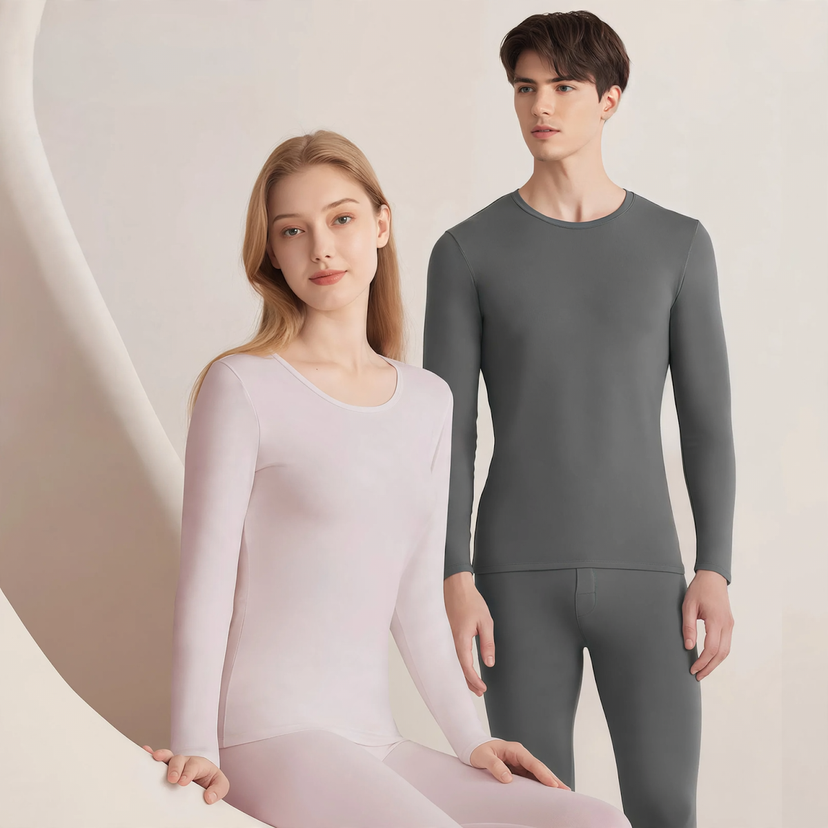 Thick cotton thermal set, 280g