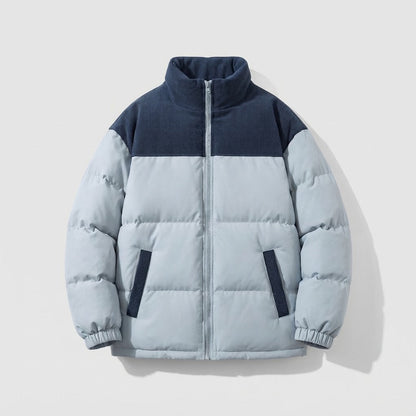 Women's Stylish Down Jacket with High Collar EVA-US