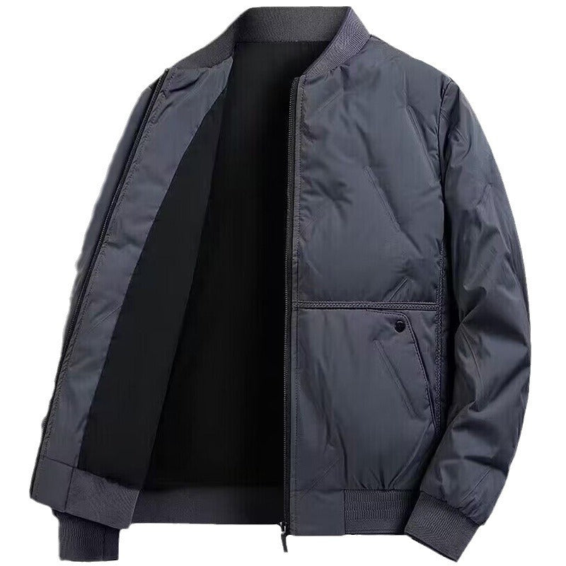 Men's winter jacket, padded, reversible