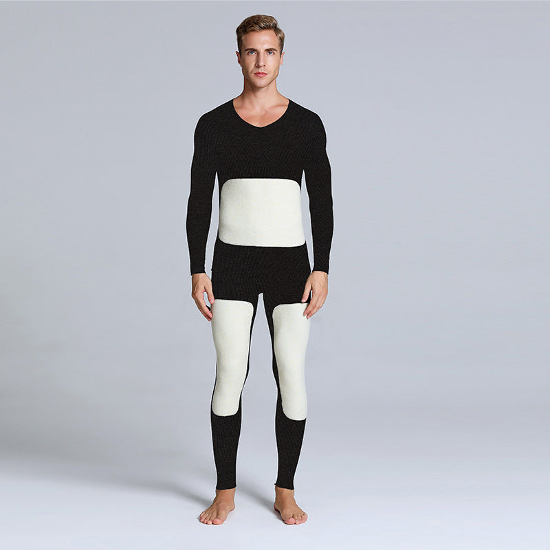 Self-heating thermal underwear set