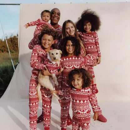 Christmas Pajama Set for the Whole Family, Printed