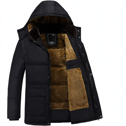 Men's winter jacket, padded and warm, for men