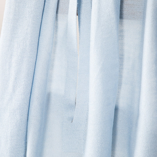 Merino wool scarf with sleeve openings, 160x54 cm