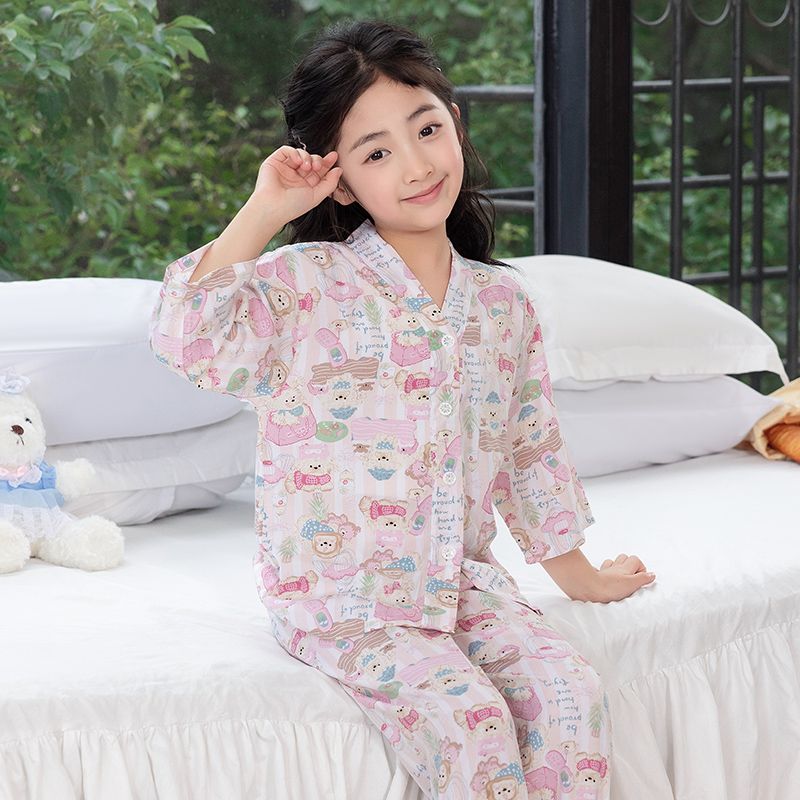 Lightweight children's pajamas for summer
