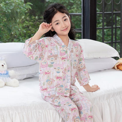 Lightweight children's pajamas for summer