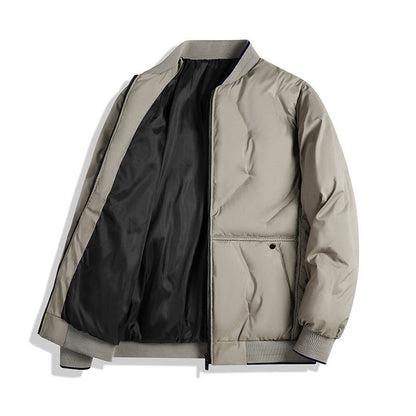 Men's winter jacket, padded, reversible