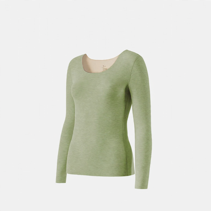 Women's Thermal Underwear Set, Lined, Round Neck