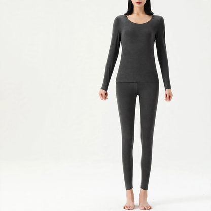 Ladies' thermal underwear set with heating function