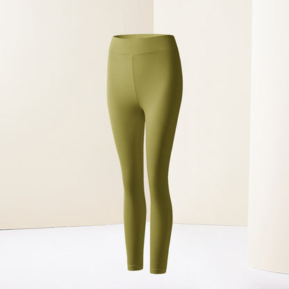 Women's thermal underwear set, ultra-thin, round neckline