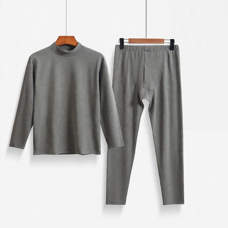 Men's Thermal Underwear Set, lined, V-neck or Round Neck