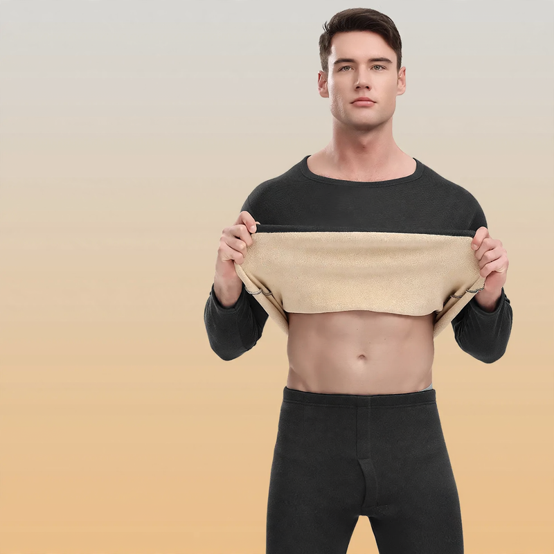 Padded thermal underwear set, unisex