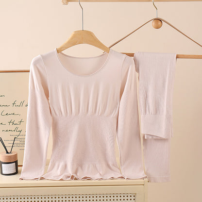 Women's Thermal Underwear Set, Shaping, Round Neck