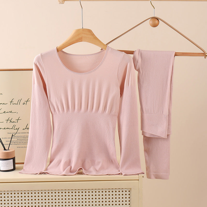 Women's Thermal Underwear Set, Shaping, Round Neck