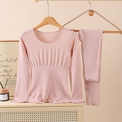 Women's Thermal Underwear Set, Shaping, Round Neck