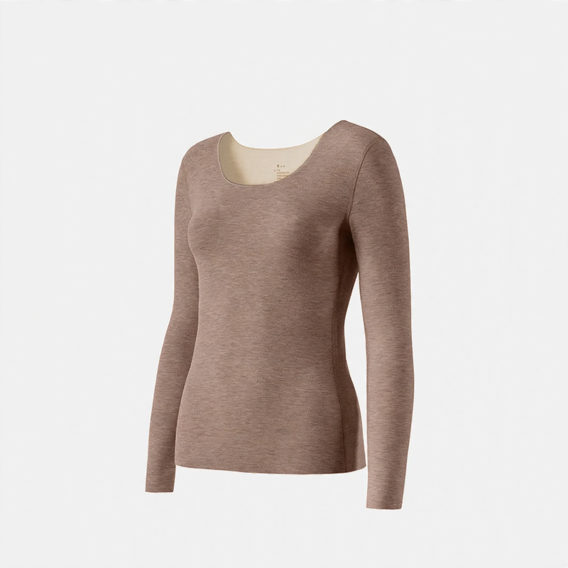 Women's Thermal Underwear Set, Lined, Round Neck