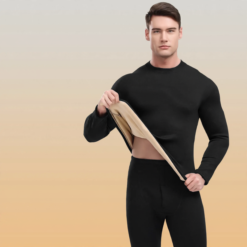 Padded thermal underwear set, unisex