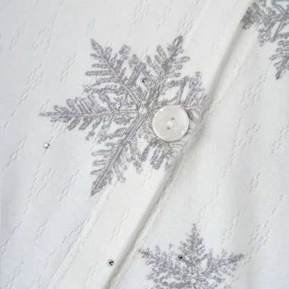 Christmas loungewear set with snowflake design