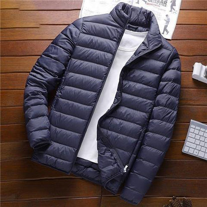 Men's winter jacket, lightweight, padded