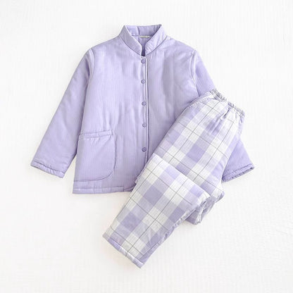 Padded cotton house suit, Japanese style