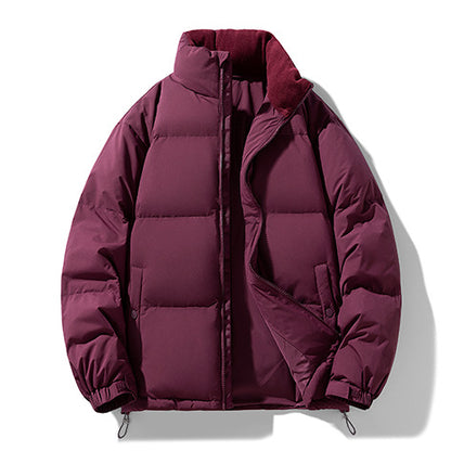 Warm down jacket for men and women