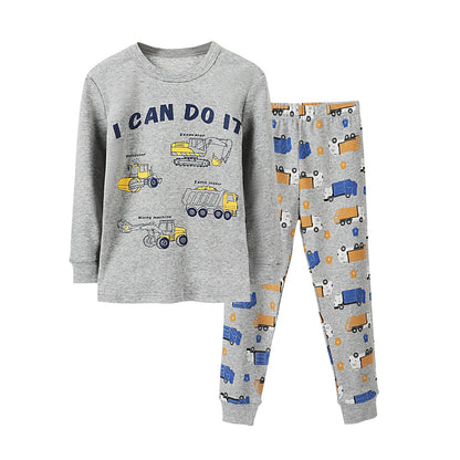 Kids' Pajamas, Long Sleeve, Cartoon Motifs