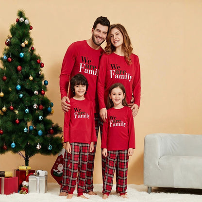Family Pajama Set, checked