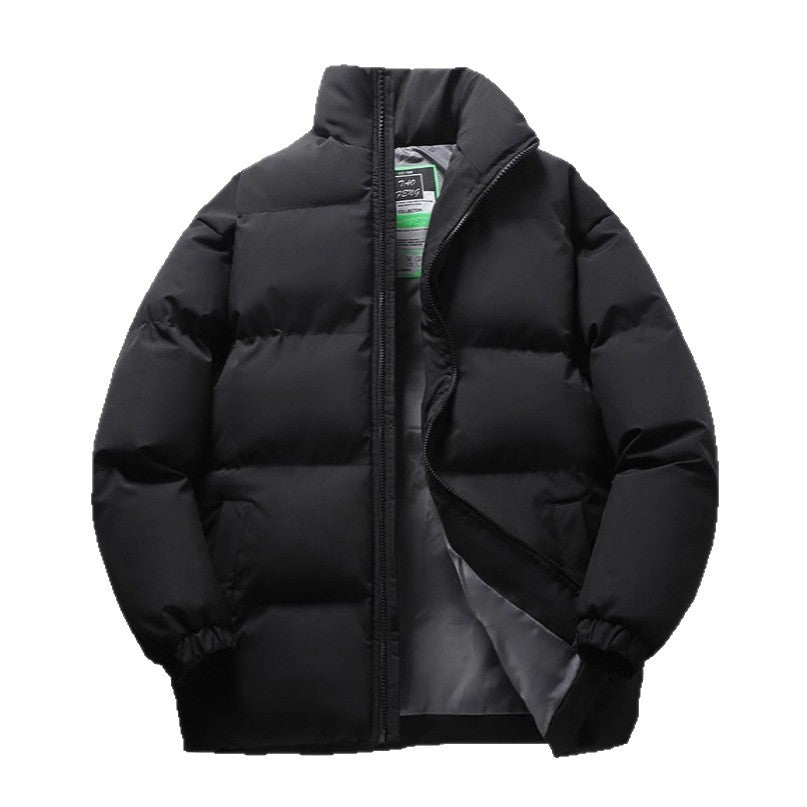 Unisex-Winter jacket, padded, stand-up collar