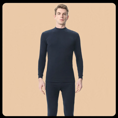 Cotton thermal underwear set for men, 100% cotton