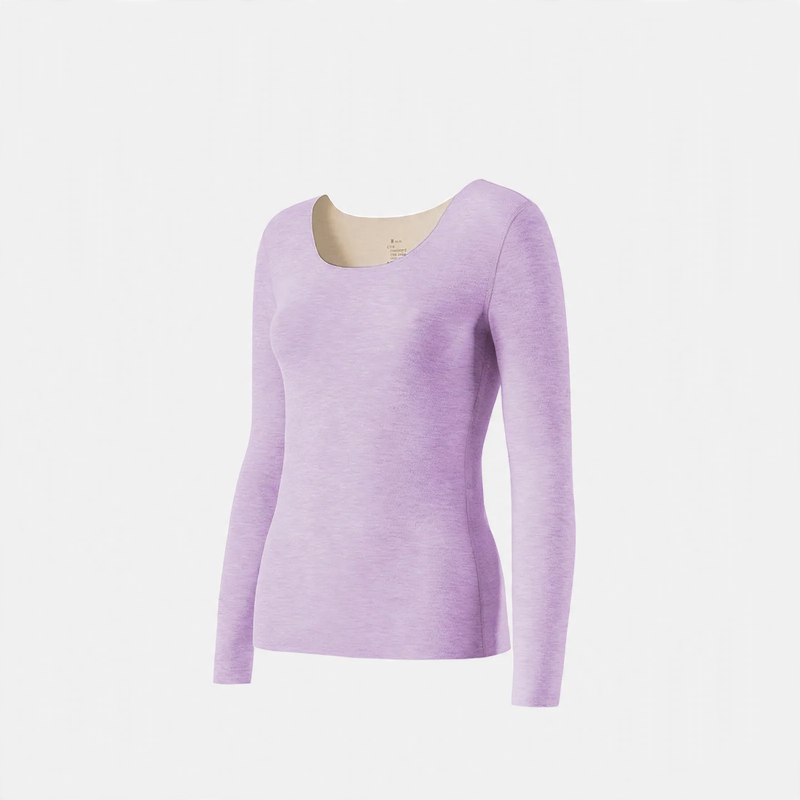 Women's Thermal Underwear Set, Lined, Round Neck