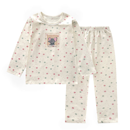Children's Pajama Set, Cotton Blend, Various Patterns