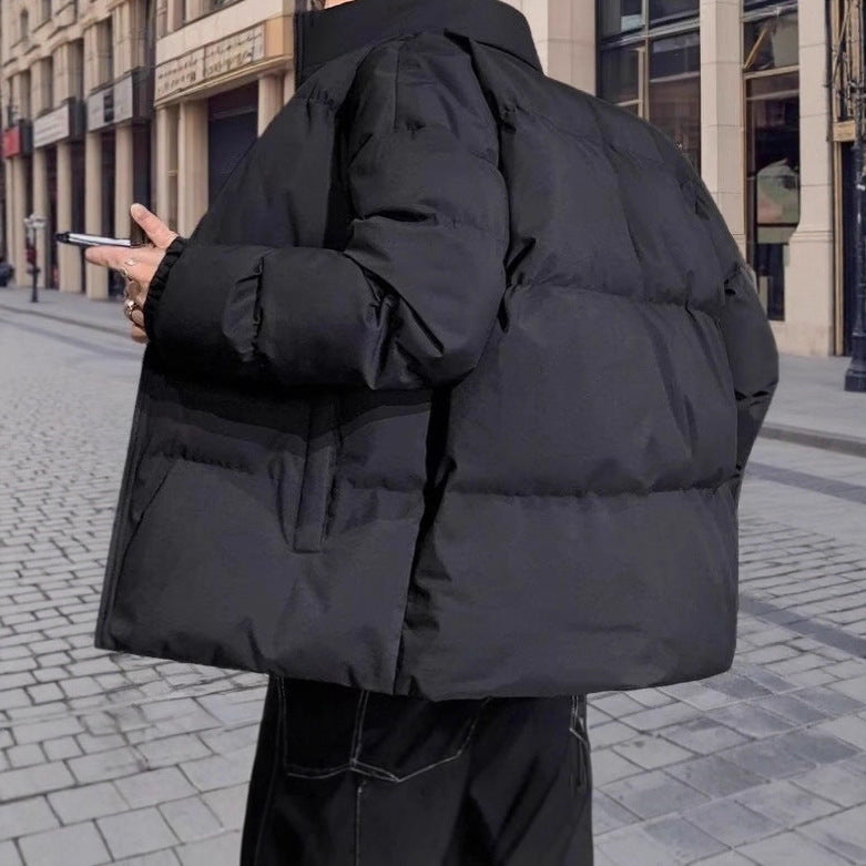 Unisex-Winter jacket, padded, stand collar