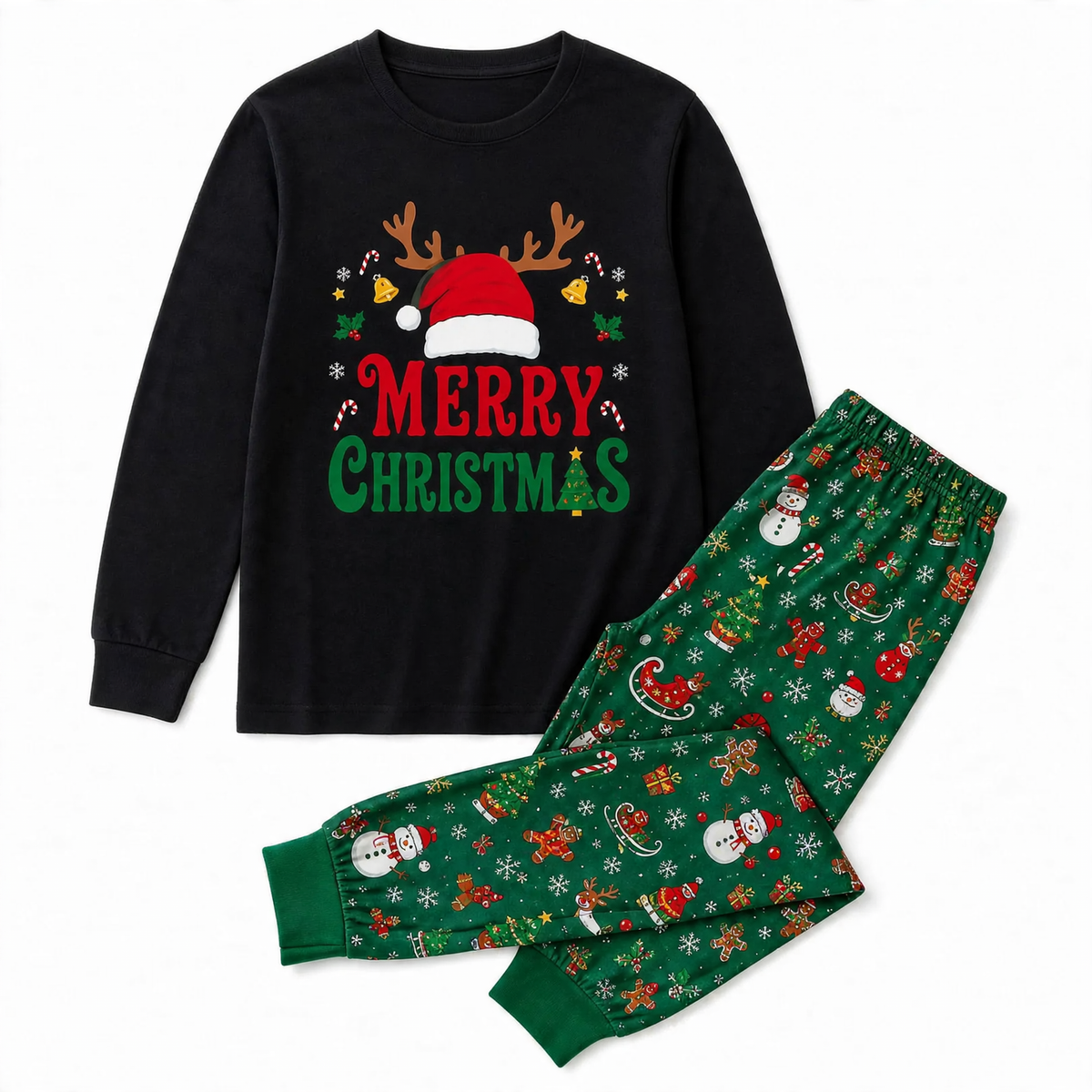 Christmas Family Pajama Set, printed